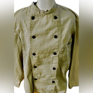 Vintage 70s East German Army Chef Jacket
